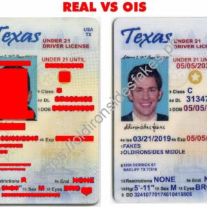Texas Driver License(Old TX U21)