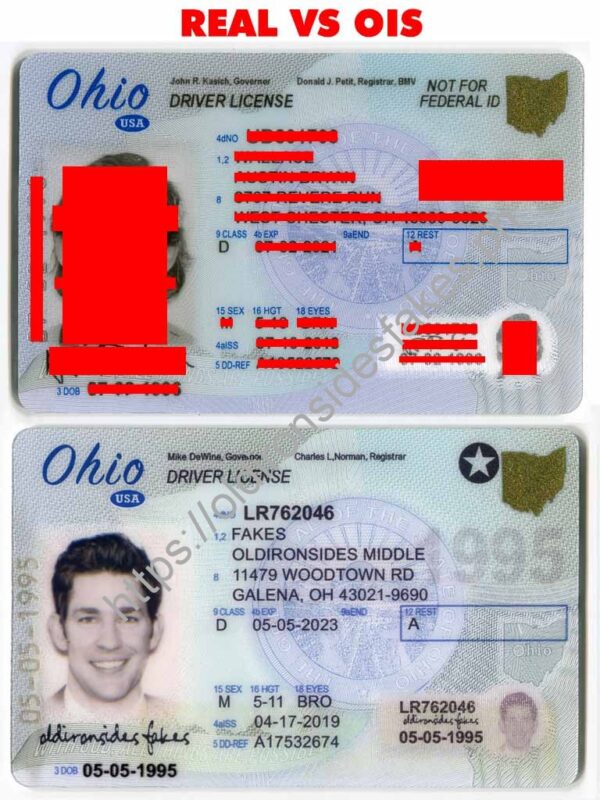 Ohio Driver License(New OH) | old iron fakes