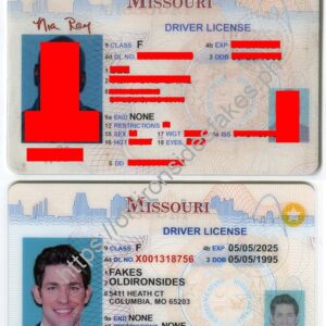 Missouri Driver License (Old MO U21) | oldironsidesfakes